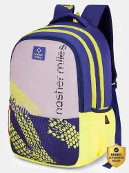 NASHER MILES Large 45 L Laptop Backpack Kinetics | 3 Compartments | Rain Cover