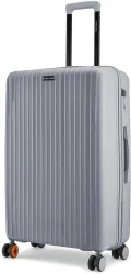 NASHER MILES Large Check-in Suitcase (75 cm) 8 Wheels - Pondicherry Hardside Polypropylene Trolley - Grey