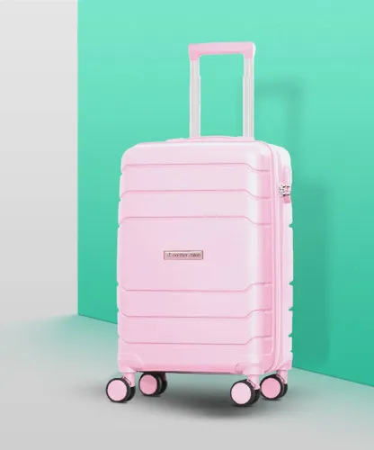 Image of Nasher Miles Lisbon 55cm Cabin Suitcase Rose Pink