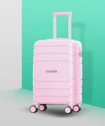 Nasher Miles Lisbon 55cm Cabin Suitcase Rose Pink