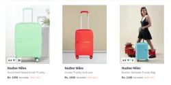 Nasher Miles Luggage Bags at Minimum 70% Discount