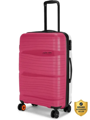 Image of NASHER MILES Nicobar Hard-Sided Polypropylene Check-In Luggage 24 inch |65cm