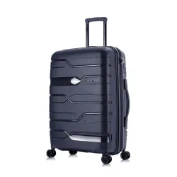 Nasher Miles Paris Luggage 75cm Navy Blue