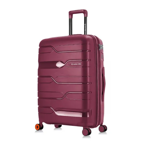 Image of Nasher Miles Polypropylene 360 Degree Paris Hard-Sided Check-in Luggage 