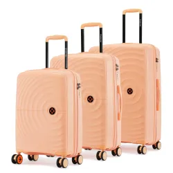 Nasher Miles Seattle Hard-Sided Polypropylene Luggage Set of 3