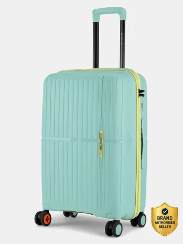 Image of NASHER MILES Sided Luggage Cool Mint 65cm Trolley Bag Check-in Suitcase 8 Wheels