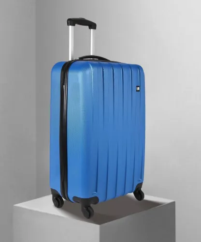 Image of NASHER MILES  Small Cabin Suitcase (55 cm) 4 Wheels - NM H142 Blue 20 Inch - Blue