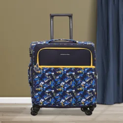  Nasher Miles Water Resistant Soft-Sided Cabin Trolley Suitcase