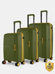 NASHER MILES Springfield Hard-Sided Polypropylene Luggage of 3 Trolley Bag
