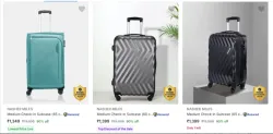 NASHER MILES Suitcases Flat 90% From ₹1349`