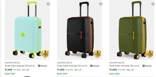 Image of Nasher Miles Suitcases upto 87% Discount