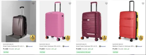 Image of Nasher Miles Suitcases Upto 87% Discount