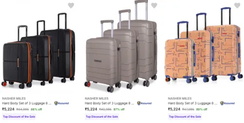 Image of Nasher Miles Suitcases Upto 89% Discount