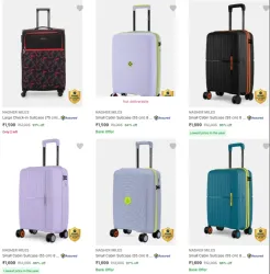 Nasher Miles Suitcases Upto 91% Discount