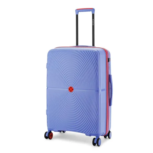 Image of Nasher Miles Bali Hard-Sided Polypropylene Check-in Luggage 24 inch | 65cm | 8 Wheels Medium Trolley Bag for Travel | Su