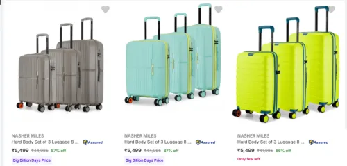 Image of Nasher Miles Trollybag up to 87% Discount