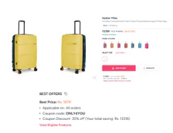 Nasher Miles Unisex Multi Trolley Bag