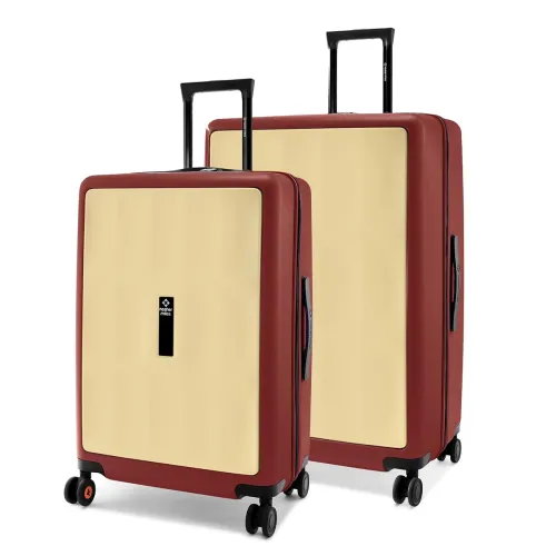 Image of Nasher Miles Zanzibar Polycarbonate Trolley Luggage set of 2 (65 & 75 cm) Sources