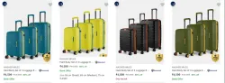 NASHER MILES Suitcases (PO3) at minimum 86% Discount