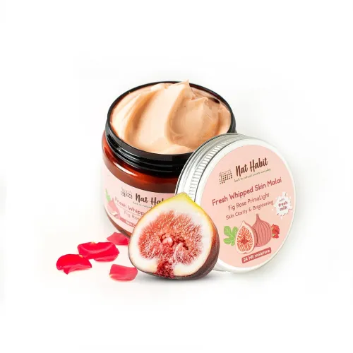 Image of Nat Habit Fig Rose Skin Malai Body Cream 200ml