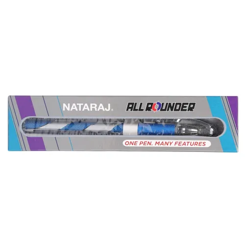 Image of Nataraj All rounder Ball Pen - Blue [Pack of 10]