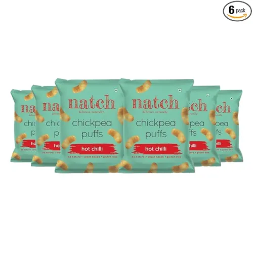 Image of Natch Chickpea Puffs 20g each (Pack of 6)
