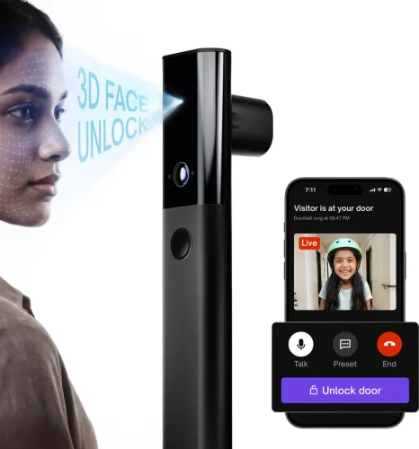Image of NATIVE By Urban Company Lock Ultra Face Unlock Smart Door Lock 