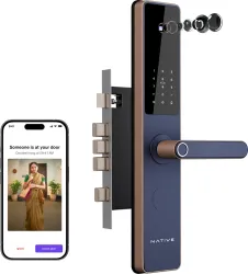 NATIVE By Urban Company Lock Pro Smart Door Lock Camera