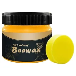 Natural Beeswax Wood Polish & Furniture Cleaner