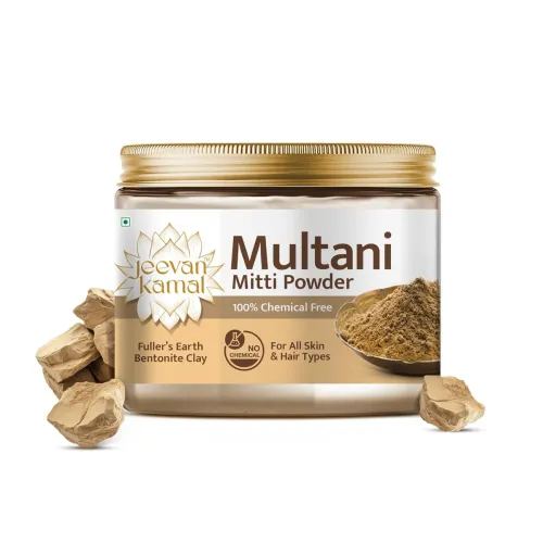 Image of Natural Multani Mitti Powder – 250g | Pure Fuller’s Earth & Bentonite Clay for Glowing Skin, Deep Cleansing & Hair Care 