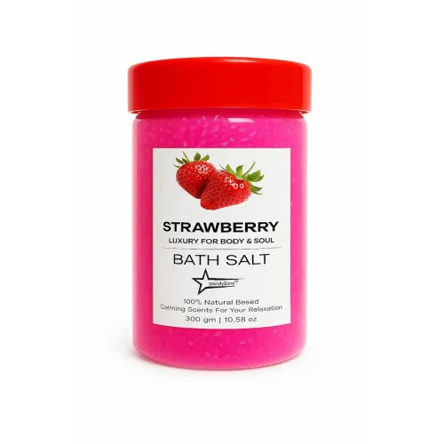 Image of Natural Premium Strawberry Epsom Salt, 300 gm
