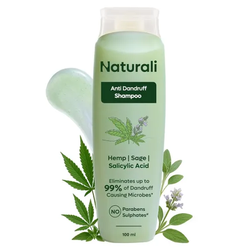 Image of Naturali Premium Anti Dandruff Shampoo 100ml Sage Salicylic Acid