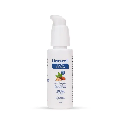 Image of Naturali Anti-Frizz Serum with Argan Oil, 50ml