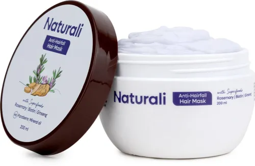 Image of Naturali Anti-Hairfall Hair Mask With Rosemary, 200ml