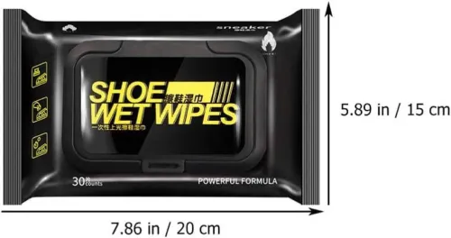 Image of Nature Aahar Shoe Cleaner Wipes - 1 Packs of 30
