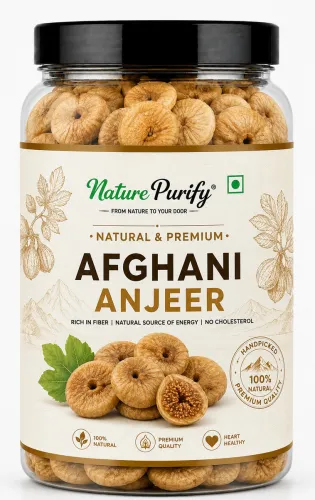 Image of Nature Purify Dried Fig Dry Fruits Afghani Anjeer Figs (1 x 1 kg)