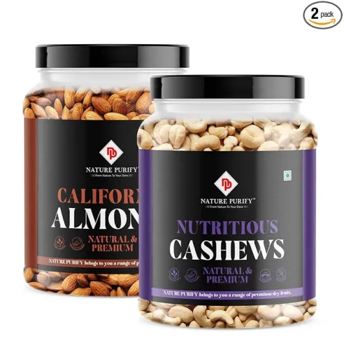 Image of Nature Purify Dry Fruits Combo 800g (Almonds & Cashews)