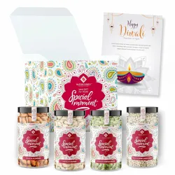 Nature Purify Premium Diwali Gift Hamper Almond Cashew Pumpkin & Sunflower Seeds