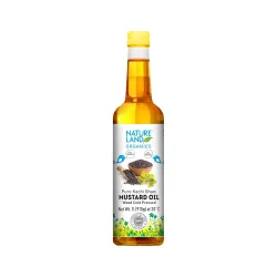 Natureland Kachhi Ghani Mustard Oil 1L (Cold Pressed)