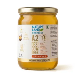 Natureland Organics A2 Desi Cow Ghee 500 ml