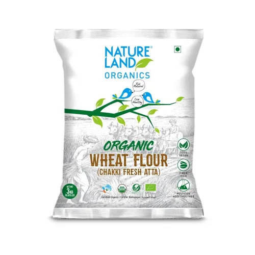 Image of Natureland Organics Whole Wheat flour 3 kg