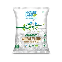 Natureland Organics Whole Wheat flour 3 kg