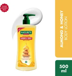 Natures Essence Almond & Honey Nourishing Body Lotion, 500 ml  (500 ml)