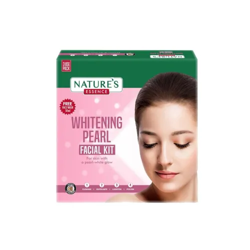 Image of Natures Essence Whitening Pearl Facial Kit Free Facewash
