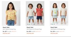  Nauti Nati Girls Pack of 2 Tops Upto 83% OFF
