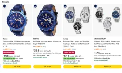 Nautica Analog Blue Dial at minimum 70% Discount