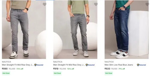 Image of Nautica Men Jeans Minimum 70% Discount