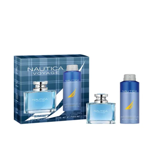 Image of Nautica Men Voyage Eau de Toilette + Deodorizing Body Spray - 170 ml