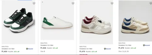 Image of Nautica Men’s Casual Shoes upto 64% Discount