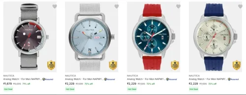 Image of Nautica Men's Watches upto 72% discount 